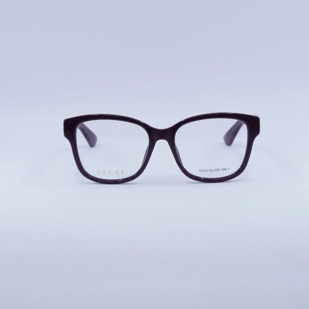 🕶️ New Gucci GG1340O 004 Eyeglasses - Burgundy Frame - Picture 2 of 10